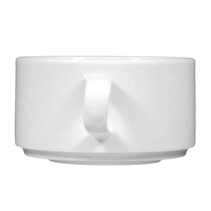 (6 pcs) SELTMANN WEIDEN | Savoy Series Soup Cup Set – White Porcelain – 270 ml