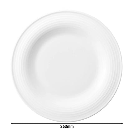 (6 pcs) SELTMANN WEIDEN | Side Plates – Flat – White Porcelain – Blues