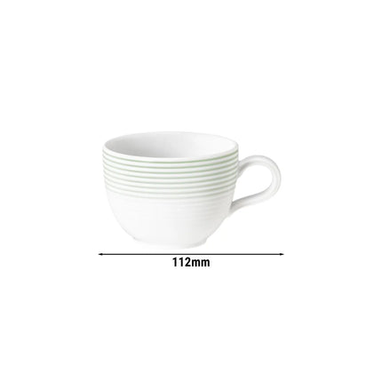 (6 pcs) SELTMANN WEIDEN | Tulip Coffee & Tea Cup – Porcelain – 220 ml – Sage Green