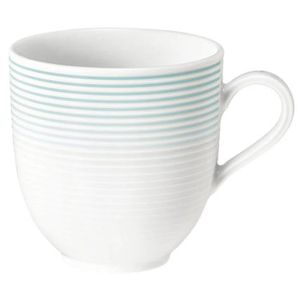 (6 pcs) SELTMANN WEIDEN | Tulip Latte Cups – Porcelain – 370 ml – Arctic Blue – BLUES