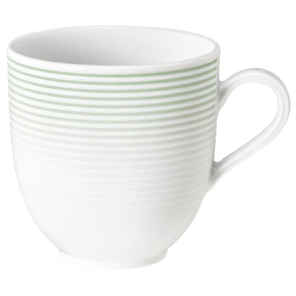(6 pcs) SELTMANN WEIDEN | Tulip Latte Cups – Porcelain – 370 ml – Sage Green – BLUES