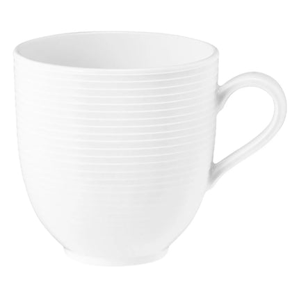 (6 pcs) SELTMANN WEIDEN | Tulip Latte Cups – Porcelain – 370 ml – White – BLUES