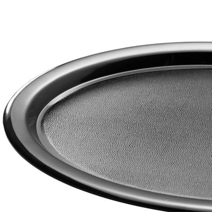 (6 pcs) Serving Tray - GGM Gastro KAFFEEHAUS - Melamine - 285x215mm - Height: 15mm - Black - non-slip surface