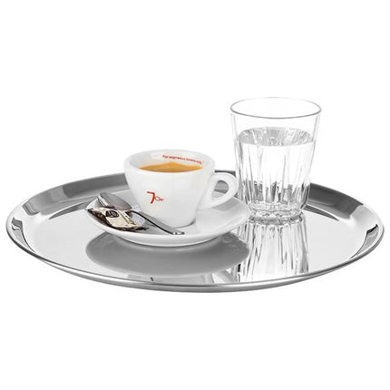 (6 pcs) Serving Tray - GGM Gastro KAFFEEHAUS - Stainless Steel - Ø270mm - Height: 15mm