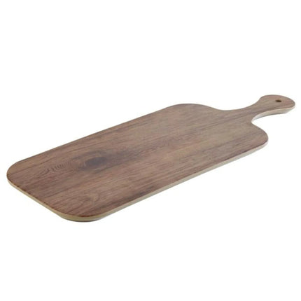 (6 pcs) Serving Tray - GGM Gastro OAK - Melamine - 530x200mm - Height: 15mm - Brown