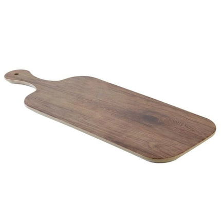 (6 pcs) Serving Tray - GGM Gastro OAK - Melamine - 530x200mm - Height: 15mm - Brown