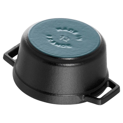 (6 pcs) STAUB | Mini Cocotte Round Enamelled Cast Iron Casserole Dish Set – Ø 100–160 mm – Black