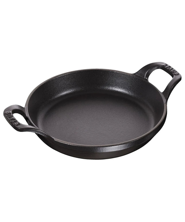 (6 pcs) STAUB | Round Cast Iron Oven Dish Set – Black - Grill/Oven