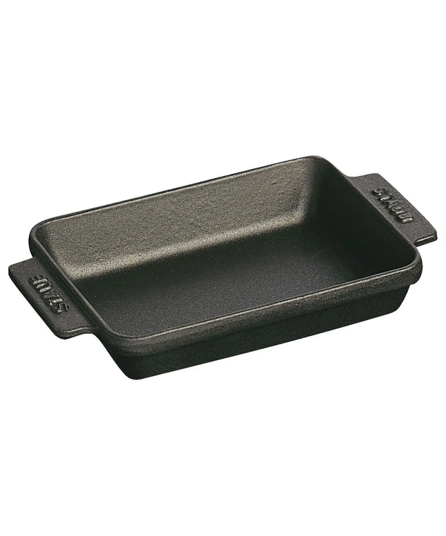 (6 pcs) STAUB | Square Cast Iron Oven Dish Set – Black - Oven/Grill to 240°C