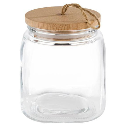 (6 pcs) Storage jar - GGM Gastro WOODY - 2 l