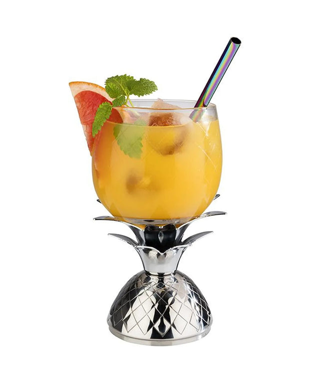(6 pcs) Tumbler - GGM Gastro PINEAPPLE - 350 ml - Clear