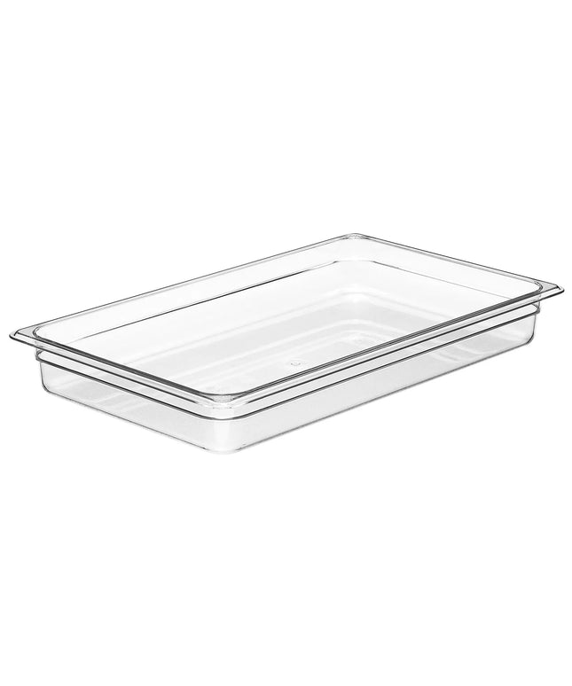 (6 pieces) CAMBRO | Camview® Gastronorm Container 1/1 Copolymer - Clear – 65 mm - BPA-free