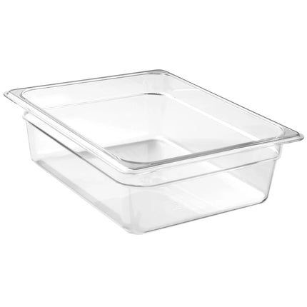 (6 pieces) CAMBRO | Camview® Gastronorm Container 1/2 - Clear Copolymer – 100 mm - BPA-free