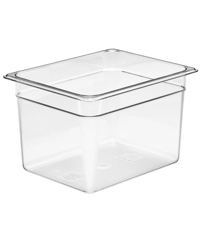 (6 pieces) CAMBRO | Camview® Gastronorm Container - 1/2 Polycarbonate  - Clear – 200 mm - BPA-free