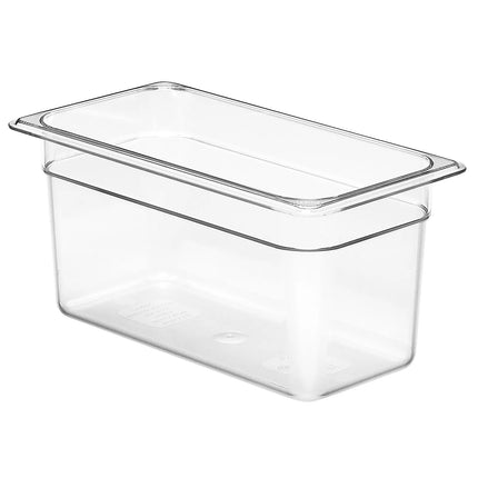 (6 pieces) CAMBRO | Camview® Gastronorm Container - 1/3 - Clear – 150 mm - BPA-free
