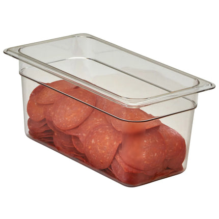 (6 pieces) CAMBRO | Camview® Gastronorm Container - 1/3 - Clear – 150 mm - BPA-free