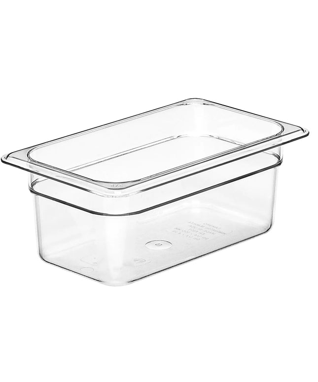 (6 pieces) CAMBRO | Camview® Gastronorm Container - 1/4 - Clear - 100 mm - BPA-free