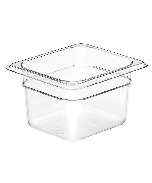 (6 pieces) CAMBRO | Camview® Gastronorm Container - 1/6 - Clear – 100 mm - BPA-free