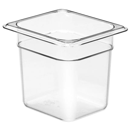 (6 pieces) CAMBRO | Camview® Gastronorm Container - 1/6 - Clear - 150 mm - BPA-free