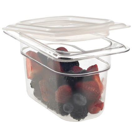 (6 pieces) CAMBRO | Camview® Gastronorm Container - 1/9 - Clear - 100 mm - BPA-free