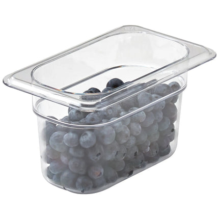 (6 pieces) CAMBRO | Camview® Gastronorm Container - 1/9 - Clear - 100 mm - BPA-free