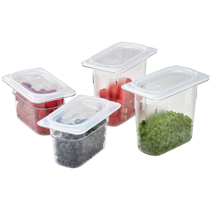 (6 pieces) CAMBRO | Camview® Gastronorm Container - 1/9 - Clear - 100 mm - BPA-free