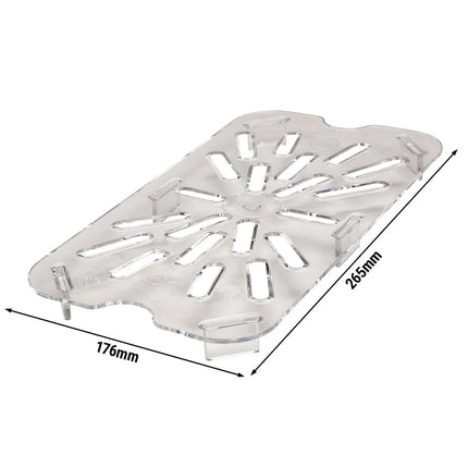 (6 pieces) CAMBRO | Camview® GN 1/4 Pan – Drain Shelf