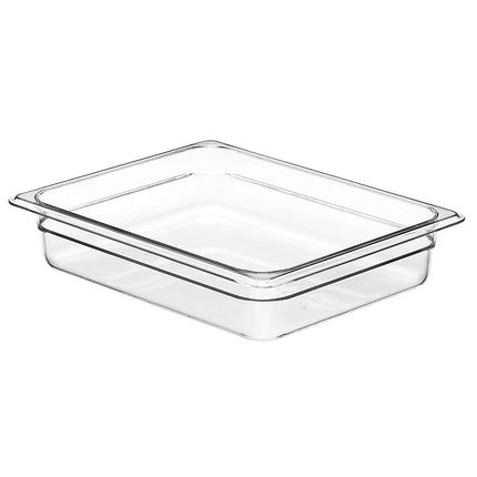 (6 pieces) CAMBRO | Commercial Camview® Gastronorm Container - 1/2 - Clear – 65 mm - BPA-free