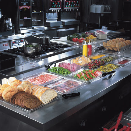(6 pieces) CAMBRO | Commercial Camview® Gastronorm Container - 1/2 - Clear – 65 mm - BPA-free