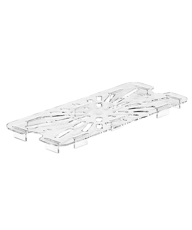 (6 pieces) CAMBRO | Commercial GN 1/3 Drain Shelf Insert – Camview® – Clear Copolymer – BPA-Free