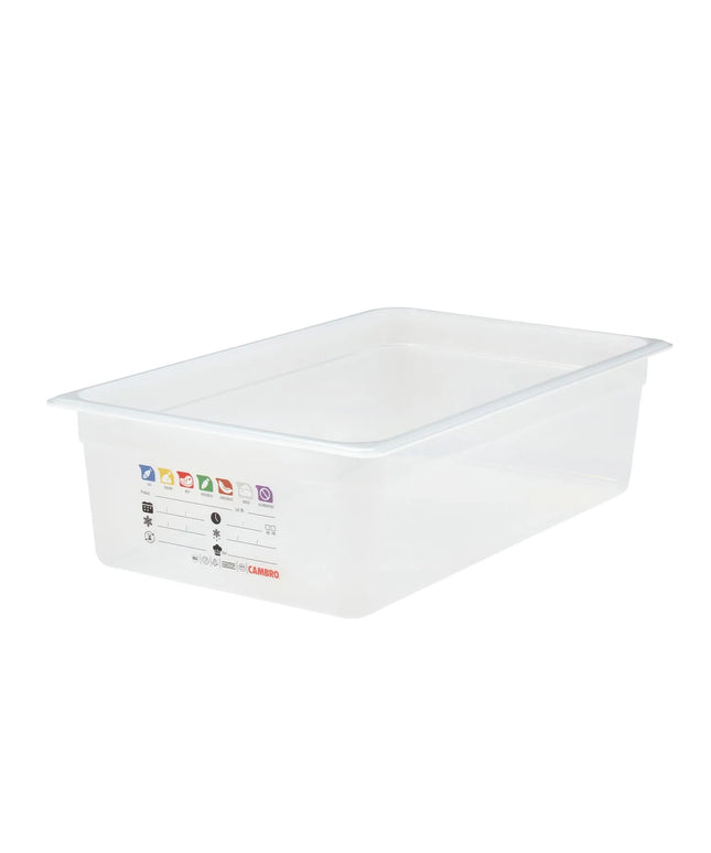 (6 pieces) CAMBRO | SafeTrak – Polypropylene – GN 1/1 container – translucent – height: 150mm