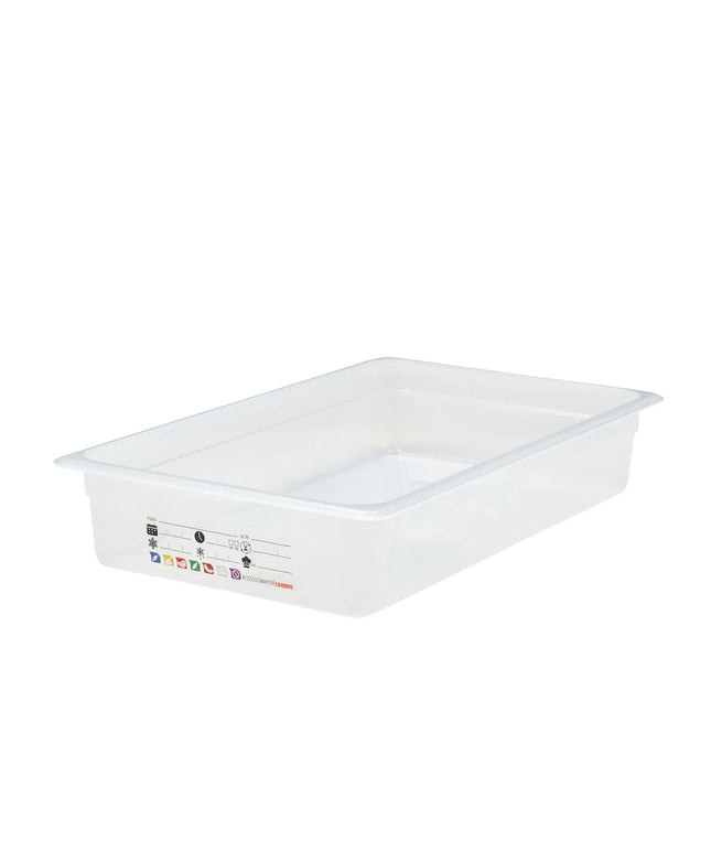 (6 pieces) CAMBRO | SafeTrak – Polypropylene – GN 1/1 container – translucent – height: 100mm