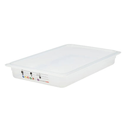 (6 pieces) CAMBRO | SafeTrak – Polypropylene – GN 1/1 container – translucent – height: 65mm