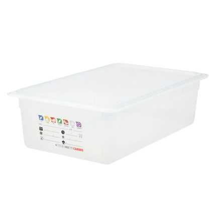 (6 pieces) CAMBRO | SafeTrak – Polypropylene – GN 1/1 container – translucent – height: 150mm
