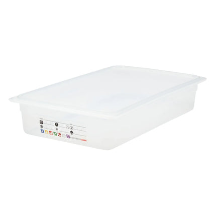 (6 pieces) CAMBRO | SafeTrak – Polypropylene – GN 1/1 container – translucent – height: 100mm