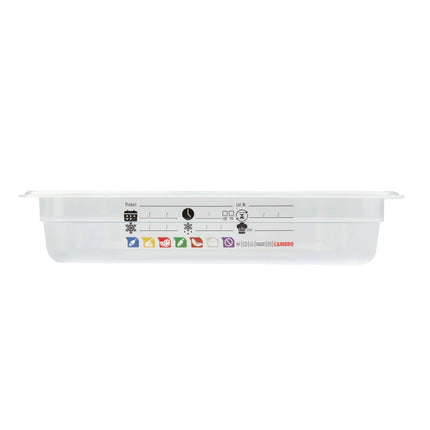 (6 pieces) CAMBRO | SafeTrak – Polypropylene – GN 1/1 container – translucent – height: 65mm