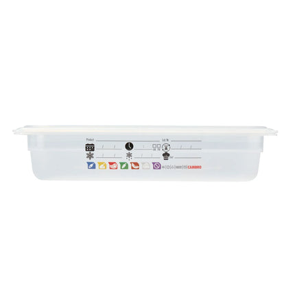 (6 pieces) CAMBRO | SafeTrak – Polypropylene – GN 1/1 container – translucent – height: 65mm