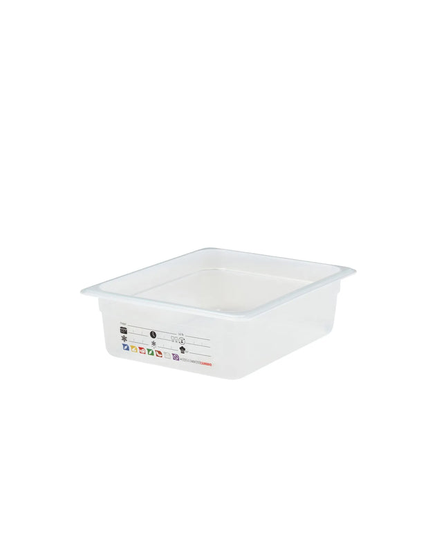(6 pieces) CAMBRO | SafeTrak – Polypropylene – GN 1/2 container – translucent – height: 100mm