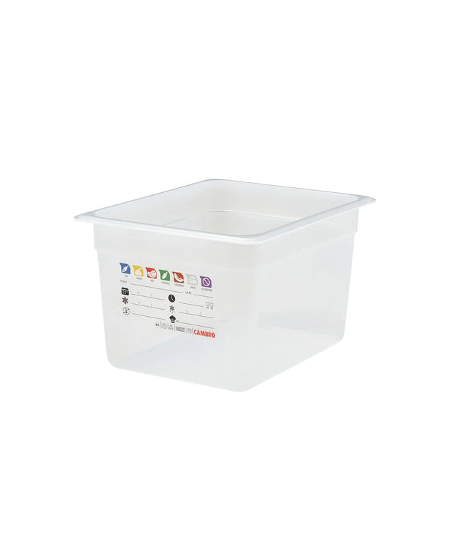 (6 pieces) CAMBRO | SafeTrak – Polypropylene – GN 1/2 container – translucent – height: 200mm
