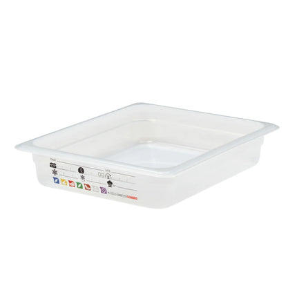 (6 pieces) CAMBRO | SafeTrak – Polypropylene – GN 1/2 container – translucent – height: 65mm