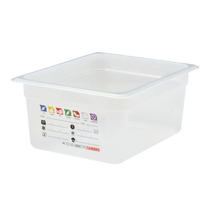 (6 pieces) CAMBRO | SafeTrak – Polypropylene – GN 1/2 container – translucent – height: 150mm