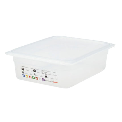 (6 pieces) CAMBRO | SafeTrak – Polypropylene – GN 1/2 container – translucent – height: 100mm