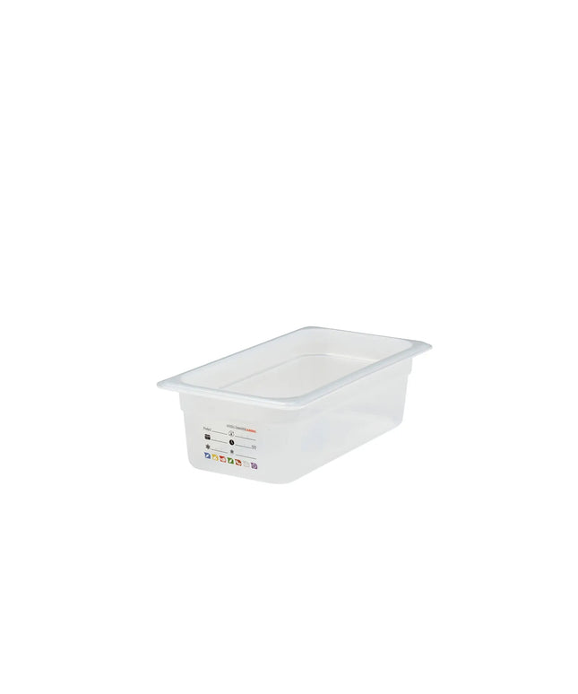 (6 pieces) CAMBRO | SafeTrak – Polypropylene – GN 1/3 container – translucent – height: 100mm
