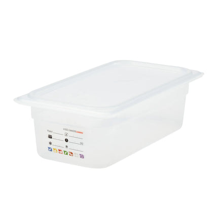 (6 pieces) CAMBRO | SafeTrak – Polypropylene – GN 1/3 container – translucent – height: 100mm