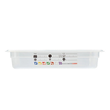 (6 pieces) CAMBRO | SafeTrak – Polypropylene – GN 1/3 container – translucent – height: 65mm