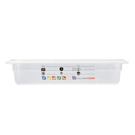 (6 pieces) CAMBRO | SafeTrak – Polypropylene – GN 1/3 container – translucent – height: 65mm