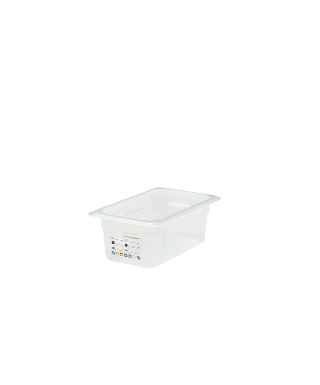 (6 pieces) CAMBRO | SafeTrak – Polypropylene – GN 1/4 container – translucent – height: 100mm