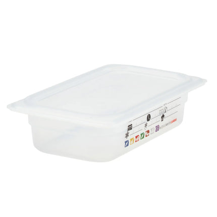(6 pieces) CAMBRO | SafeTrak – Polypropylene – GN 1/4 container – translucent – height: 65mm