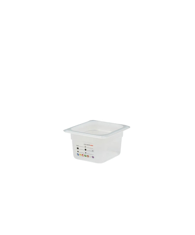 (6 pieces) CAMBRO | SafeTrak – Polypropylene – GN 1/6 container – translucent – height: 100mm