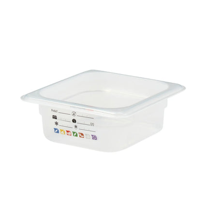 (6 pieces) CAMBRO | SafeTrak – Polypropylene – GN 1/6 container – translucent – height: 65mm